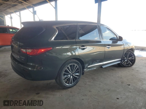 2015 Infiniti QX60 with VIN 5N1AL0MM9FC526946, listed as a Copart auction lot 58983895 with 128,341 mi miles and Salvage title. Bid and sale history available at DreamBid. Image 3.