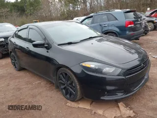 2016 Dodge Dart SXT Sport with VIN 1C3CDFFAXGD791634, listed as a IAAI auction lot 41345609 with 122,938 mi miles. Bid and sale history available at carsss.com. Image 1.