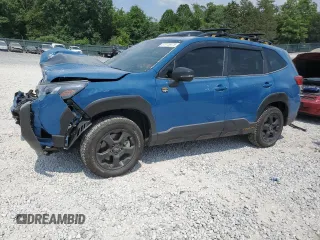 2022 Subaru Forester Wilderness with VIN JF2SKAMC0NH513708, listed as a Copart auction lot 61863475 with 21,775 mi miles and Salvage title. Bid and sale history available at DreamBid. Image 1.