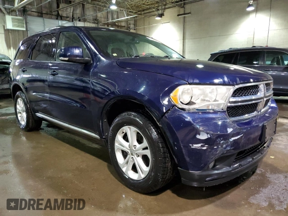 2012 Dodge Durango Crew with VIN 1C4RDJDG1CC337112, listed as a Copart auction lot 47373215 with 146,875 mi miles and Salvage Title. Bid and sale history available at carsss.com. Image 4.