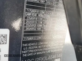 2020 Jaguar F-Pace 25t Premium z VIN SADCJ2FX0LA646149, wystawiony jako Copart lot #50767125 z przebiegiem 36 306 mil mil oraz Nie do naprawy • Non repairable. Historia ofert i sprzedaży dostępna na DreamBid. Obrazek 15.