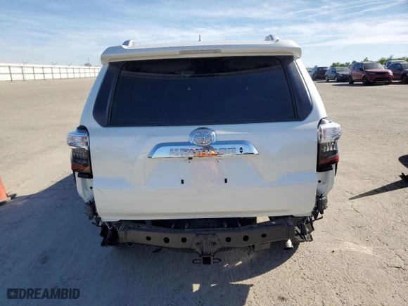 2023 Toyota 4Runner Limited with VIN JTEDU5JR4P5301962, listed as a Copart auction lot 48786745 with 7,550 mi miles and Salvage Title. Bid and sale history available at carsss.com. Image 6.