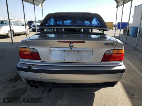 1998 BMW 3 Series M3 with VIN WBSBK033XWEC39667, listed as a Copart auction lot 47055975 with 166,997 mi miles and Clean Title. Bid and sale history available at carsss.com. Image 6.