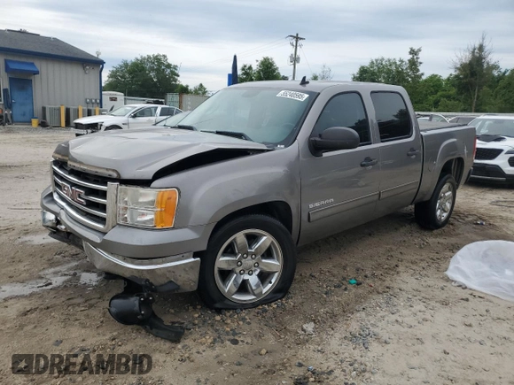2013 GMC Sierra 1500 SLE z VIN 3GTP1VE09DG315009, wystawiony jako Copart lot #55240595 z przebiegiem 95 510 mil mil oraz Szkoda całkowita • Salvage title. Historia ofert i sprzedaży dostępna na DreamBid. Obrazek 1.