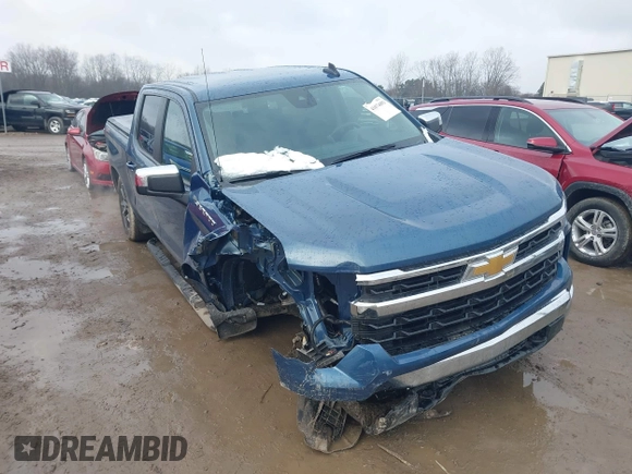2024 Chevrolet Silverado 1500 LT with VIN 1GCPDKEK9RZ280356, listed as a IAAI auction lot 41074093 with 5,586 mi miles. Bid and sale history available at carsss.com. Image 6.