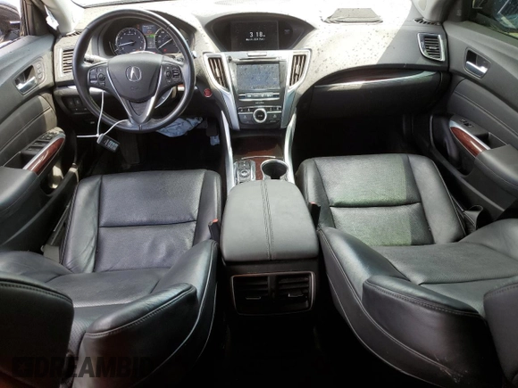 2015 Acura TLX Technology with VIN 19UUB3F55FA002721, listed as a Copart auction lot 55875264 with 90,083 mi miles and Salvage title. Bid and sale history available at DreamBid. Image 8.
