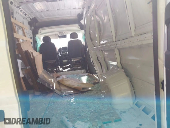 2025 Ram ProMaster Cargo Tradesman with VIN 3C6MRVJG5SE509714, listed as a IAAI auction lot 42140822 with Not Provided miles and . Bid and sale history available at DreamBid. Image 8.