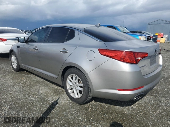 2013 Kia Optima LX with VIN KNAGM4A77D5305619, listed as a Copart auction lot 50823775 with 145,239 mi miles and Salvage Title. Bid and sale history available at carsss.com. Image 2.