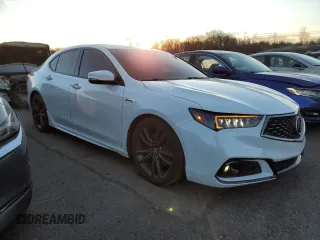 2020 Acura TLX w/A-Spec Pkg with VIN 19UUB3F67LA003373, listed as a Copart auction lot 86841414 with 51,041 mi miles and Salvage Title. Bid and sale history available at carsss.com. Image 4.