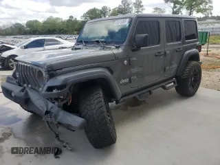 2020 Jeep Wrangler Unlimited Sport z VIN 1C4HJXDG6LW311546, wystawiony jako Copart lot #51675395 z przebiegiem 27 679 mil mil oraz Szkoda całkowita • Salvage title. Historia ofert i sprzedaży dostępna na DreamBid. Obrazek 1.