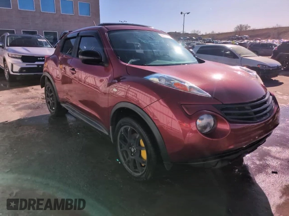 2013 Nissan Juke SV with VIN JN8AF5MV9DT211373, listed as a Copart auction lot 53078655 with Not Provided miles and Salvage Title. Bid and sale history available at carsss.com. Image 14.