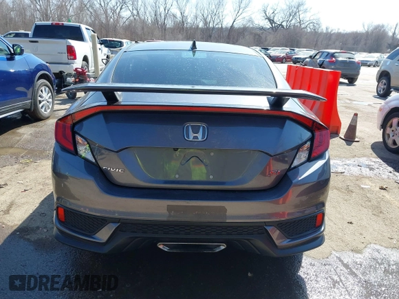 2020 Honda Civic Si Coupe with VIN 2HGFC3A56LH753336, listed as a IAAI auction lot 41748457 with 55,079 mi miles. Bid and sale history available at carsss.com. Image 16.