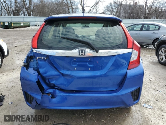 2016 Honda Fit EX with VIN JHMGK5H73GS012857, listed as a Copart auction lot 50886755 with 56,500 mi miles and Clean title. Bid and sale history available at DreamBid. Image 6.