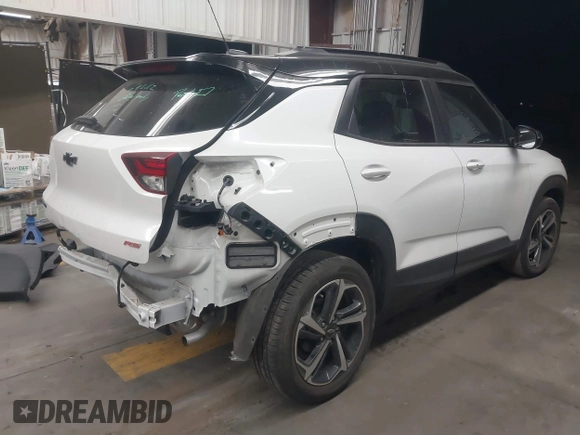 2023 Chevrolet TrailBlazer RS with VIN KL79MTSL3PB195589, listed as a IAAI auction lot 42170572 with 8,511 mi miles and . Bid and sale history available at DreamBid. Image 4.