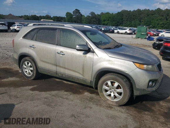 2013 Kia Sorento LX with VIN 5XYKT4A6XDG355249, listed as a Copart auction lot 54453835 with 202,996 mi miles and Clean Title. Bid and sale history available at carsss.com. Image 4.