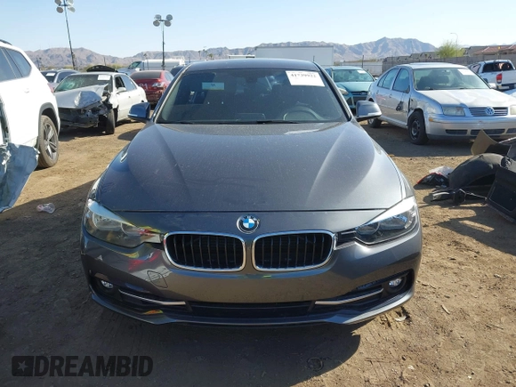 2017 BMW 3 Series 330i with VIN WBA8B9C57HK884847, listed as a IAAI auction lot 41739922 with 38,710 mi miles. Bid and sale history available at carsss.com. Image 13.