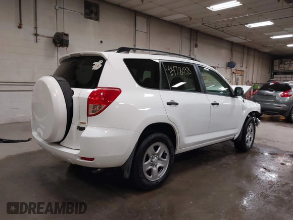 2008 Toyota RAV4 with VIN JTMBD33V686078877, listed as a IAAI auction lot 41478038 with 55,627 mi miles. Bid and sale history available at carsss.com. Image 4.