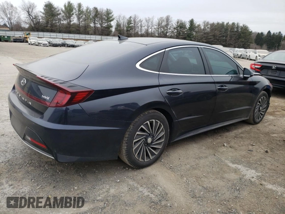 2020 Hyundai Sonata Hybrid Ultimate with VIN KMHL34JJ6LA015602, listed as a Copart auction lot 44443473 with 54,820 mi miles. Bid and sale history available at carsss.com. Image 3.