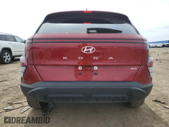 2025 Hyundai Kona SEL with VIN KM8HBCAB9SU204284, listed as a Copart auction lot 53242245 with 17,658 mi miles and Non Repairable. Bid and sale history available at carsss.com. Image 6.