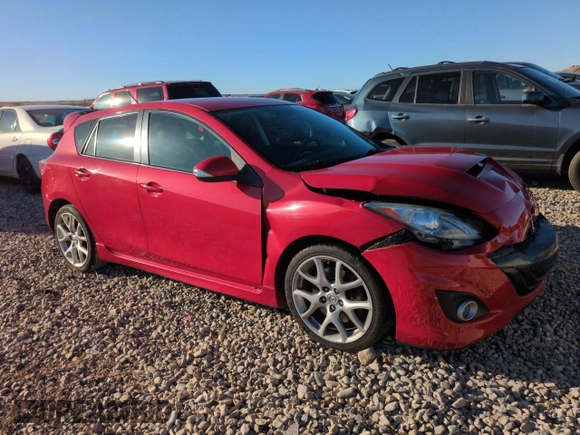 2012 Mazda 3 Mazdaspeed3 Touring with VIN JM1BL1L34C1521815, listed as a Copart auction lot 46152825 with 37,079 mi miles and Salvage Title. Bid and sale history available at DreamBid. Image 4.