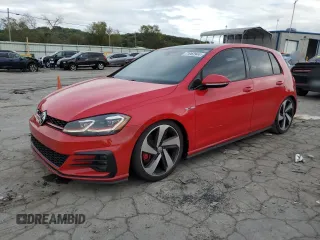 2019 Volkswagen Golf GTI S with VIN 3VW6T7AU6KM013022, listed as a Copart auction lot 71963944 with 109,148 mi miles and Salvage Title. Bid and sale history available at carsss.com. Image 1.