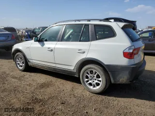 2004 BMW X3 2.5i with VIN WBXPA73454WC43170, listed as a Copart auction lot 52637305 with 98,819 mi miles and Salvage Title. Bid and sale history available at carsss.com. Image 2.