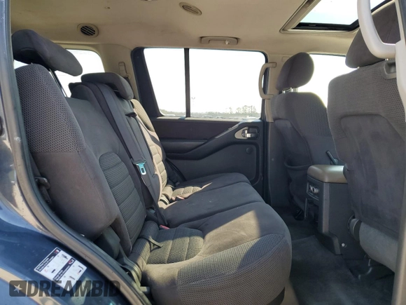 2005 Nissan Pathfinder SE with VIN 5N1AR18U05C714039, listed as a Copart auction lot 47400015 with 163,519 mi miles and Clean Title. Bid and sale history available at carsss.com. Image 11.