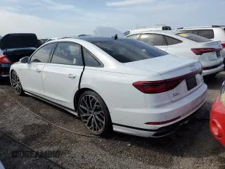 2021 Audi A8 with VIN WAU8DAF86MN031902, listed as a Copart auction lot 74131144 with 0 mi miles and Non Repairable. Bid and sale history available at carsss.com. Image 2.
