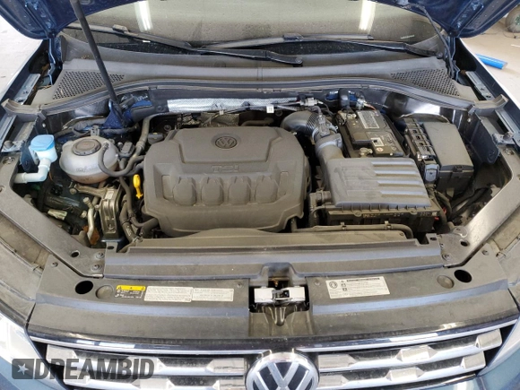 2019 Volkswagen Tiguan S with VIN 3VV0B7AX2KM197883, listed as a Copart auction lot 64978515 with 54,961 mi miles and Salvage title. Bid and sale history available at DreamBid. Image 12.
