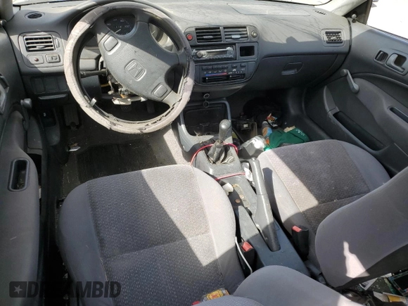 1996 Honda Civic DX with VIN 1HGEJ6124TL060910, listed as a Copart auction lot 46275975 with 164,398 mi miles and Salvage Title. Bid and sale history available at carsss.com. Image 8.