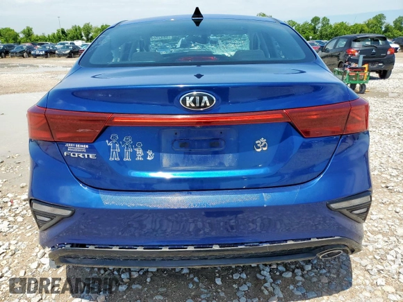 2021 Kia Forte LXS with VIN 3KPF24AD7ME267789, listed as a Copart auction lot 58425685 with 80,056 mi miles and Salvage title. Bid and sale history available at DreamBid. Image 6.