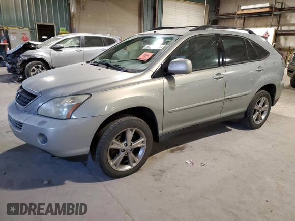 2006 Lexus RX 400h with VIN JTJHW31UX60022811, listed as a Copart auction lot 88362815 with 332,804 mi miles and Salvage Title. Bid and sale history available at DreamBid. Image 1.