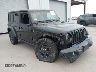 2023 Jeep Wrangler с VIN 1C4JJXN6XPW685719, выставлен на аукционе IAAI как лот 41915045 с пробегом 15 147 миль миль и . История ставок и продаж доступна на DreamBid. Изображение 1.