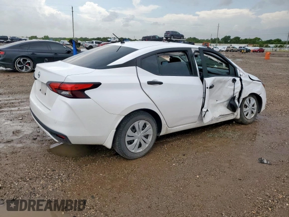 2021 Nissan Versa S with VIN 3N1CN8DVXML895737, listed as a Copart auction lot 60510795 with 47,272 mi miles and Salvage title. Bid and sale history available at DreamBid. Image 3.