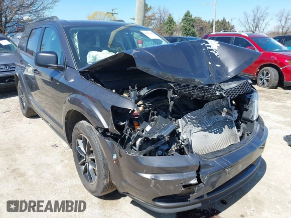 2018 Dodge Journey SE with VIN 3C4PDCAB5JT195635, listed as a IAAI auction lot 41987188 with 133,598 mi miles and . Bid and sale history available at DreamBid. Image 1.