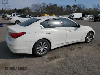 2014 Infiniti Q50 Sport with VIN JN1BV7AP6EM684974, listed as a Copart auction lot 52810125 with 95,607 mi miles and Clean Title. Bid and sale history available at DreamBid. Image 3.