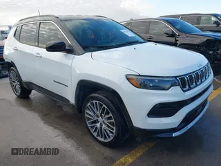 2023 Jeep Compass Limited with VIN 3C4NJDCN3PT541204, listed as a IAAI auction lot 41233651 with 16,757 mi miles and . Bid and sale history available at DreamBid. Image 1.