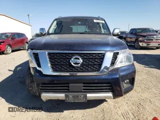 2018 Nissan Armada SV with VIN JN8AY2ND0J9059961, listed as a Copart auction lot 46755125 with 126,792 mi miles and Salvage Title. Bid and sale history available at carsss.com. Image 5.