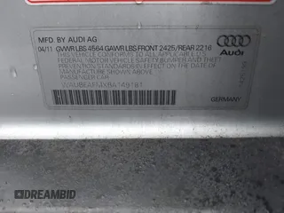 2011 Audi A3 Premium z VIN WAUBEAFMXBA149181, wystawiony jako IAAI lot #42353981 z przebiegiem 156 472 mil mil oraz . Historia ofert i sprzedaży dostępna na DreamBid. Obrazek 9.