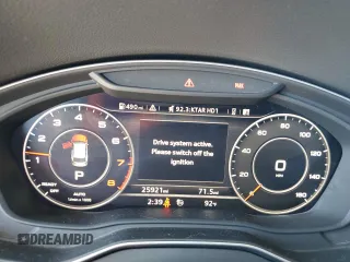 2018 Audi Q5 Premium Plus with VIN WA1BNAFY8J2161015, listed as a Copart auction lot 54365795 with 25,921 mi miles and Salvage Title. Bid and sale history available at carsss.com. Image 9.