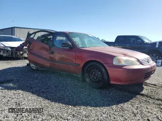 2000 Honda Civic LX with VIN 2HGEJ6670YH596097, listed as a Copart auction lot 47732515 with 269,184 mi miles and Non Repairable. Bid and sale history available at carsss.com. Image 4.