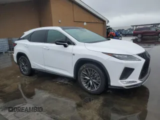 2021 Lexus RX with VIN 2T2YGMDA4MC058886, listed as a Copart auction lot 80092634 with 82,460 mi miles and Salvage Title. Bid and sale history available at carsss.com. Image 4.