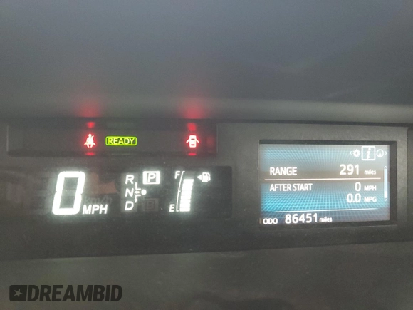 2015 Toyota Prius Two z VIN JTDZN3EUXFJ032995, wystawiony jako Copart lot #59794985 z przebiegiem 86 451 mil mil oraz Szkoda całkowita • Salvage title. Historia ofert i sprzedaży dostępna na DreamBid. Obrazek 9.