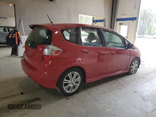 2009 Honda Fit Sport with VIN JHMGE884X9C001544, listed as a Copart auction lot 51390295 with 169,432 mi miles and Salvage Title. Bid and sale history available at carsss.com. Image 3.