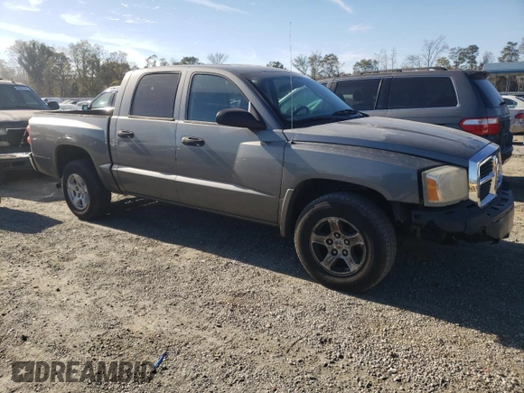 2005 Dodge Dakota SLT with VIN 1D7HE48K75S136211, listed as a Copart auction lot 78464004 with 229,707 mi miles and Salvage Title. Bid and sale history available at DreamBid. Image 4.