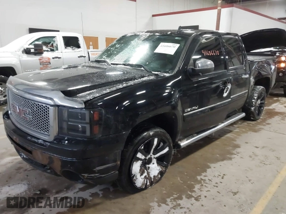 2011 GMC Sierra 1500 Denali z VIN 3GTP2XE2XBG128854, wystawiony jako IAAI lot #41606670 z przebiegiem 150 556 mil mil oraz . Historia ofert i sprzedaży dostępna na DreamBid. Obrazek 2.