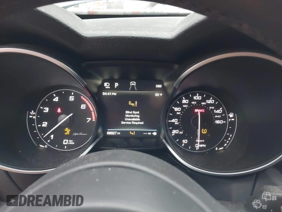 2019 Alfa Romeo Stelvio Ti z VIN ZASPAKBNXK7C44188, wystawiony jako IAAI lot #41320657 z przebiegiem 89 927 mil mil oraz . Historia ofert i sprzedaży dostępna na DreamBid. Obrazek 7.