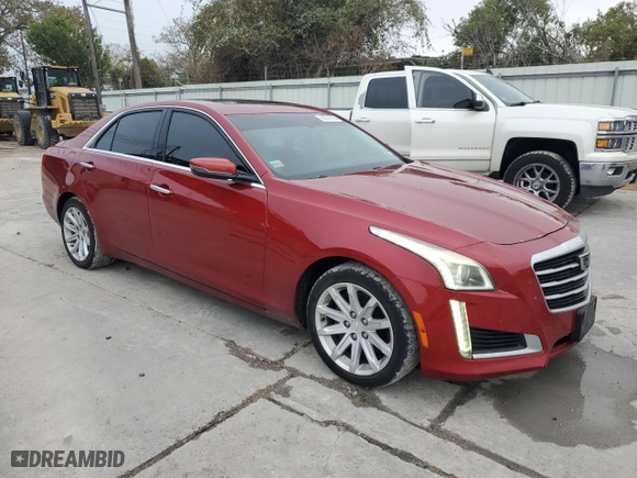 2015 Cadillac CTS Sedan RWD with VIN 1G6AP5SX7F0143885, listed as a Copart auction lot 83572514 with 150,336 mi miles and Clean Title. Bid and sale history available at carsss.com. Image 5.