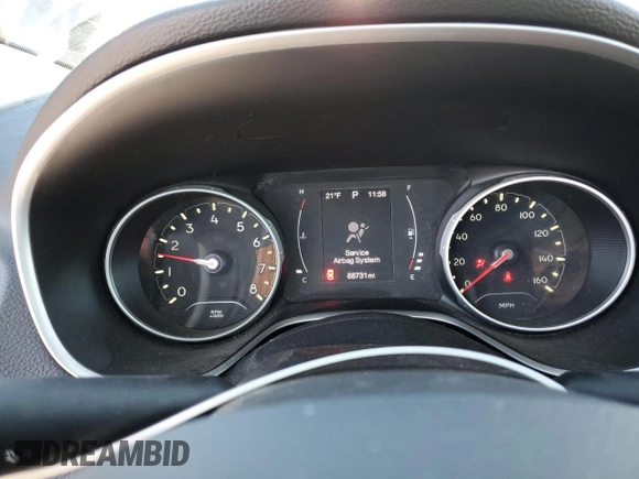 2017 Jeep Compass Latitude z VIN 3C4NJDBB0HT693451, wystawiony jako Copart lot #41578995 z przebiegiem 88 731 mil mil oraz Szkoda całkowita • Salvage title. Historia ofert i sprzedaży dostępna na DreamBid. Obrazek 9.