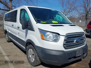 2019 Ford Transit Passenger XL with VIN 1FBZX2ZM0KKA15419, listed as a IAAI auction lot 41752768 with 86,625 mi miles and . Bid and sale history available at DreamBid. Image 1.
